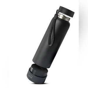 TYLT Black Bluetooth Speaker Water Bottle